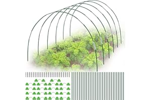LYLIDIA 30PCS Arceau pour Serre Tunnel 40CM Kit de Maison de Cerceau de Jardin en Fibre de Verre Arceaux Serre de Jardin Support d'arceaux de Jardin Cerceau pour Serre de Jardin Tunnels de Plantation