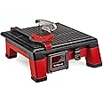Einhell Power X-Change 18V Cordless Electric Tile Cutter - Battery Powered Tile Saw, 3800 RPM, 115mm Cutting Disc, 45° Mitre Cut - TE-TC 18/115 Li Solo Wet Tile Cutter (Battery Not Included)