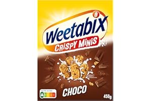 Weetabix - Minis Chocolate, Snack al cioccolato, 10 confezioni da 450 g