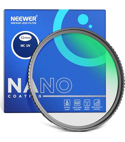 PATIKIL 46mm UV Filter, 2 PCS UV Protection Filter Slim UV