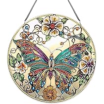 Kit Diamond Painting Pendente Farfalla - DIY Con Diamanti 5D, Catena Inclusa, Per Decorazione O Regalo - Foto 8