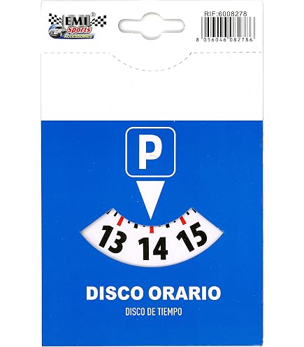 Pack Horizon Disco Adesivo Principiante A + Disco Orario Zona Blu - Set Per Giovani Conducenti, Riflettente E Rimovibile, Conforme Al Codice Della Strada
