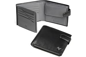 Lavalen Portefeuille Homme Cuir Veritable - Porte Carte Homme et Porte Monnaie Homme Cuir Grande Capacite - Portefeuilles et Porte-Cartes Homme - Porte Carte Bancaire - Idee Cadeau Homme Original.