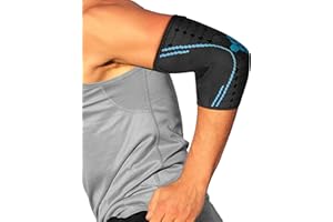 ‎BONMEDICO bonmedico Ellenbogenbandage, Tennisarmbandage, Ellenbogenbandage für Damen und Herren - 1 Stück, Grau, M