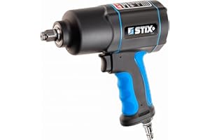 Stix Automotive Equipment Avvitatore ad impulsi pneumatico 1/2" - coppia 1700Nm - connessione all'aria 1/4" - Chiave ad impulsi - chiave pneumatico - Chiave a percussione