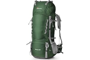 MOUNTAINTOP Trekkingrucksack 80L Wanderrucksack Herren Damen Reiserucksack Großer Rucksack mit Regenschutz für Outdoor Reisen Camping Trekking