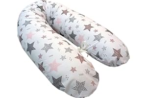 EMI&SAM Coussin d'allaitement, 170 cm, rembourrage FillBall EPS