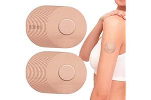 50 Pièces Patch Capteur Freestyle Libre 2, Freestyle Libre Patchs Adhésifs, Patchs pour le Capteur Freestyle Libre 1 2 & 3, Patchs pour le Capteur Freestyle pour les Activités Sportives