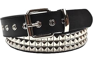 foolsGold 3 Reihen Pyramide Nietengürtel