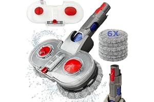 KIZOMBA - Cepillo Compatible con Aspiradora Dyson V7 / V8 / V10 / V11 / V15, Absorbe Polvo, Limpia y Pule, Tanque de Agua, Accesorio para Diversos Suelos y Parquet