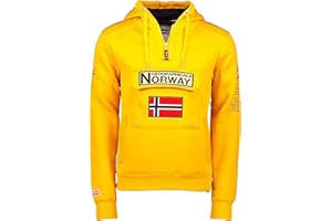 Geographical Norway- Sudadera con Capucha de Hombre de Manga Larga Modelo GYMCLASS