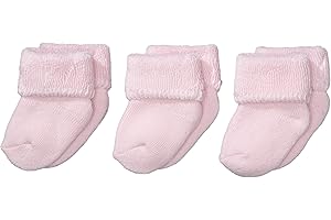 Sterntaler Bébé fille Calzini Per Neonato 3er-pack Chaussettes, Rose (Rosa 702), 0 mois EU