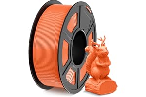 SUNLU PLA Filament, Drukarka 3D Filament 1,75 mm ±0,02 mm, 1 kg na Szpulę, Słoneczna Pomarańcza