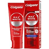 Colgate Max White Ultra Instant Effect Whitening Paste 50 ml | ActivShine Whitening Toothpaste, Whitens Deep Spots in 3 Days,