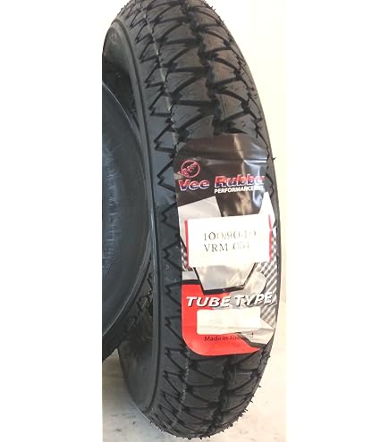 KIT 3 TIRES 100/90-10 61L 8PR Reinforced Dowel Tire For APE 50 Union – Made In Italy