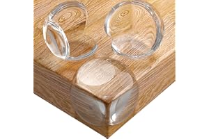 Eckenschutz und Kantenschutz für Baby & Kinder - Tisch und Möbel Ecken, Tischeckenschutz und Stoßschutz für Babysicherung und Kindersicherung, Transparent Eckschutz (12 Stück)