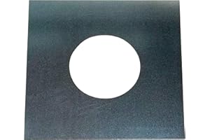 FOXY METAL FABRICATION Chimney Flexible Flue Liner Top Plate To Fit 5" Flexible Flue Liner 12" Square Plate Size