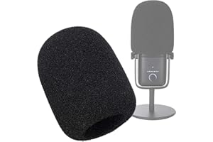 YOUSHARES Wave 3 Bonnette Anti-Vent en Mousse Professionelle pour Réduire Bruit pour Micro USB à condensateur Elgato Wave 3