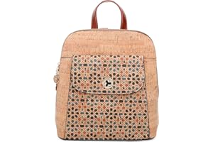 Superbia Women Ladies Eco Friendly Natural Cork Bag Vegan Light Weight Bag Backpack Tote Bag Shoulder Bag Organiser Bag