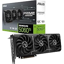 ASUS Prime GeForce RTX 5060 Ti 16GB GDDR7 OC Edition Graphics Card