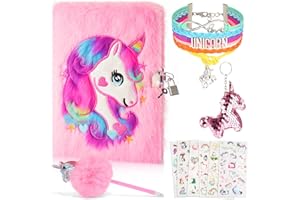 Dislocati Unicorn Gifts for Girls, Secret Diary for Girls Gifts for 6-12 Year Old Girls Birthday Presents for 6 7 8 9 Year Old Girls Kids Toys Age 3-10 Stationary Sets for Girls Birthday Gifts