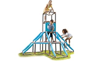 Big- Torre Gigante Escalada- BIG Kraxxl Giant, Gran Estructura Infantil de Escalada Aire Libre, 299 Piezas, hasta 100 kg, Pirámide en 4 Niveles, 185 x 230 x 185 cm, A Partir de 3 años. (800055701)