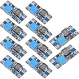 Yizhet 10 Stücke MT3608 Step-Up Einstellbar DC-DC Wandler 2V-24V bis DC 5V-28V, Step Up Boost Converter Modul 5V 9V 12V 24V f