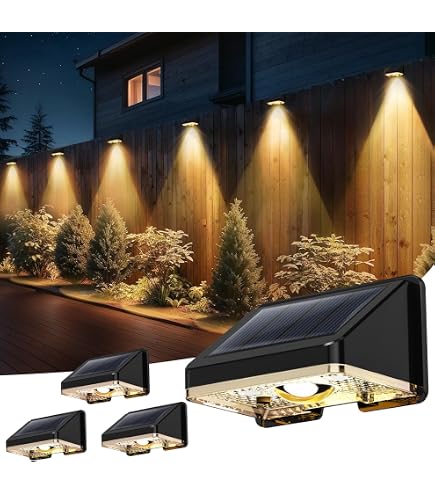 Applique murale extérieure solaire IP65 LED étanche de haut en bas du crépuscule à l'aube, applique solaire réglable pour clôture, porche, patio | Leroy Merlin