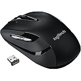Logitech M545 Wireless Mouse, 2.4 GHz with USB Unifying Receiver, 1000 DPI Optical Tracking, 7-Buttons, 18-Month Battery Life