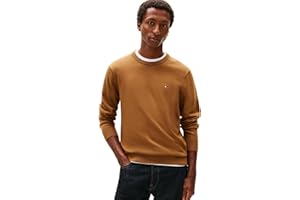 Tommy Hilfiger Herren Pullover Essential Cotton mit Rundhalsausschnitt