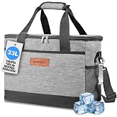 KAEFUYS Thermal Bag 33L Insulated Bag Small Beach Cooler Waterproof | Convenient and portable, high strength 600D oxford, adj
