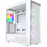 Montech X5- ATX Mid-Tower Oyun Bilgisayarı Kasası, Y&uuml;ksek Hava Akışı, 3X 140mm ve 1x 120mm ARGB Fanlar &Ouml;nceden Y&uuml;klenmiş, Cam