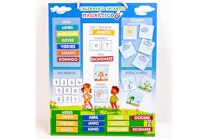 Calendario Infantil Magnético | Calendario Montessori | Mi Primer Calendario Magnético - Editorial GEU (Calendario)