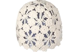 ZLYC Häkelmütze Aus Baumwolle Bonnet Femme