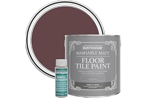 Rust-Oleum Purple Washable Matt Floor Tile Paint - Mulberry Street 2.5L
