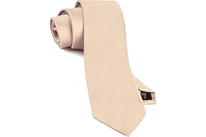Gusleson Classic 3.15"（8cm） Men's Solid Color Necktie Wedding Business Tie + Gift Box