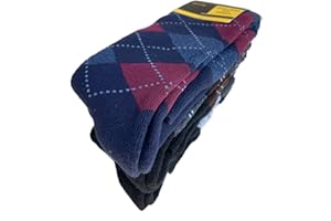 Dream Socks Lot de 3 ou 6 paires de chaussettes longues en polaire, thermiques, pour l’hiver, le ski, anti-froid, chaussettes à haute isolation thermique