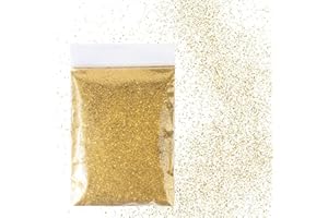 MHDUYEG 100g Paillettes Dorées Poudre à Paillettes Or Artisanat Paillettes Glitter or,Paillettes pour l'art la Décoration de Costumes Le Scrapbooking la Décoration Les Ongles l'art Floral