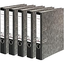 Raccoglitori A Leva Exacompta A3 - Grigio Marmorizzato, Dorso 80mm, 4 Pezzi - Foto 14