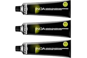 L'ORÉAL PROFESSIONNEL PARIS Zestaw 3 szt.: Loreal Inoa farby do włosów 60 ml tubka 9 bardzo jasny blond