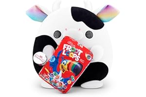 Snackles Dimensione Grande 35 cm Snackle Mucca (Froot Loops)