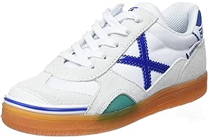 Munich Gresca Kid's, Zapatillas de deporte Unisex niños, Bianco Blanco Azul 01, 33 EU