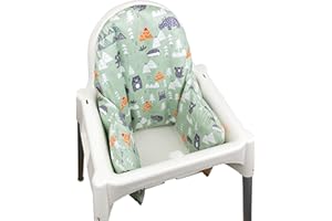 ZARPMA Inflatable Cushion Inner Cover Compatible for IKEA Antilop Highchair (Cover Only) (Green)