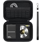 Supmay Case for IXNAIQY/EJXHKNF/Kodak PIXPRO FZ55 FZ45 Camera, Black | Digital Point and Shoot Camera Storage Travel Bag with