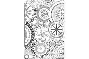 Sizzix Carpeta en Relieve con Textura Tridimensional se desvanece Mini Mechanics de Tim Holtz, 665633, Multicolor, Talla única