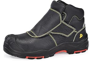 SAFETOE 8387 S3 ESD skyddsskor antistatiska värmebeständiga koskinn 300 ℃ skyddande överdrag metallfri gummisula komposittå s