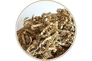 ARKANSIA - 1 kg Geschreddertes Kraftpapier zum Füllen von Geschenkboxen und Präsentkörben – Verpackungsfransen, Füllmaterial, Schutz, Dekoration, Hochzeit, Party (Kraft, 1 kg)
