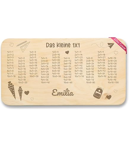 Frühstücksbrettchen Mit Traktor-Gravur – Personalisiert Für Kinder, 21x11 Cm
