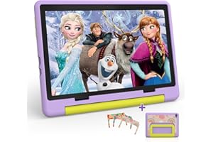 HotLight Tablet para Niños 10 Pulgadas,Android 14 Octa-Core, 8GB RAM+64GB ROM, 1280 * 800 IPS, 5000mAh, Parental Controls, WiFi 6|BT 5.3, Protective Case (Morado)