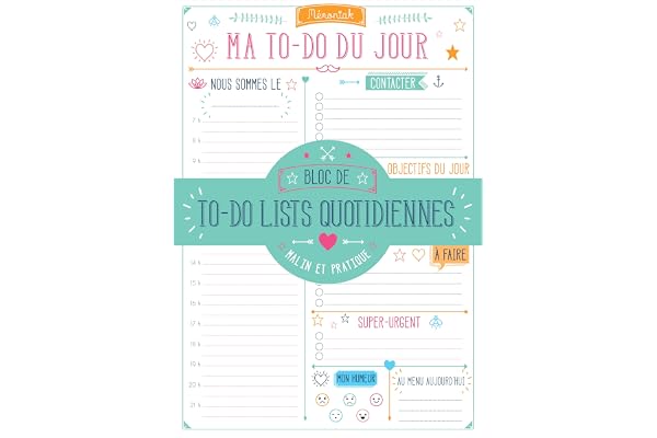 Ma to-do list du jour Mémoniak 2019